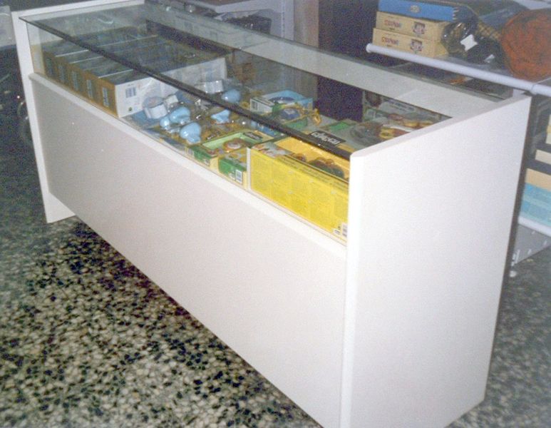 mostradores para tienda, quiosco